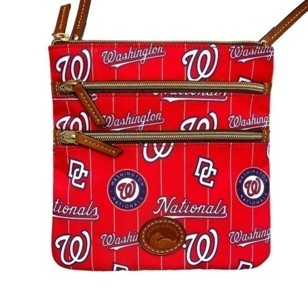 Dooney & Bourke NFL Washington national red crossbody bag
